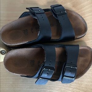 Birkenstock Kids Black and Brown Sandals